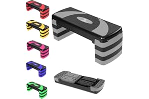 MAXSTRENGTH Aerobic Stepper Cardio Fitness Schritt board-3 Ebenen Home Fitness Block