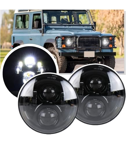 Kit 12 Phares LED Fumés Pour Land Rover Defender 1990-2016 - Feux Avant, Arrière, Clignotants, Antibrouillard - Certifié E - 8