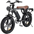 20” Electric Bike, 20 Inch E Bike, Hybrid Bike, Adult Bicycle, 48V 15AH Battery, Brushless Motor, LCD Display, 7 Gear, Rear Seat, Throttle, Suspension, Disc Brakes, Headlight, Indicators, New
