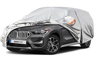 Kayme 6 Layers SUV Car Cover Waterproof Breathable, Custom Fit 2009-2024 BMW X1(E84 F48 F49), Outdoor Full 4x4 Cover Sun Rain UV Dust All Weather Protection. Shipping From UK Warehouse.