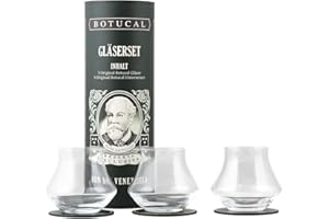 VORAGA Botucal-Botucal Botucal Gift Set Tin Glasses Set - Botucal Tin 3 x Felt Coasters 3 x Rum Tumblers