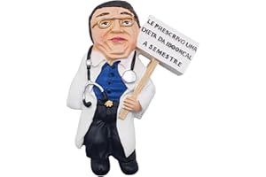 LEDDY LIVING Magnete Frigo Dr. Nowzaradan Resina 3D - Edizione Divertente Vite al Limite - 4 Versioni con Frasi Intimidatorie per Dieta - Regalo Scherzoso per Amici e Familiari (MOD 1)