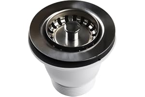 SPORTARC Kit de bonde d'évier avec panier-filtre mini en acier inoxydable, 60 mm, retrait facile, longue durée de vie