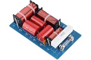 TIHEBEYAN Tablero del módulo de filtro de audio, Tablero divisor de frecuencia de los altavoces Agudos Alto Bass 3 Vías Alta potencia Hi-Fi Audio Crossover Filtro de frecuencia Distribuidor Módulo DIY