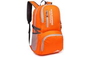 Crenze 35L/45L Lightweight Foldable Backpack Travel Hiking Daypack, Men Women Durable Handy Waterproof Rucksack for Camping Mountaineering Walking Cycling Climbing