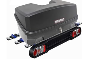 MENABO Race 3 - Portabici da bicicletta pieghevole a 3 ruote + contenitore per bagagli Nekkar nero