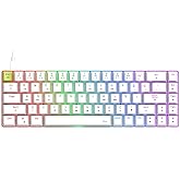 Gravion Raxor 68 Tuş RGB Manyetik Switch Mekanik Gaming Oyuncu Klavyesi Hot Swap Rapid Trigger Beyaz Type-C to Usb Kablolu Ko