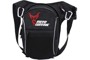 HEBETAG Marsupio da gamba per uomo e donna, per attività all'aperto, viaggi, sport, moto, escursionismo, equitazione, ciclismo, tattico, camminata, coscia, marsupio, cintura per cellulare/cellulare