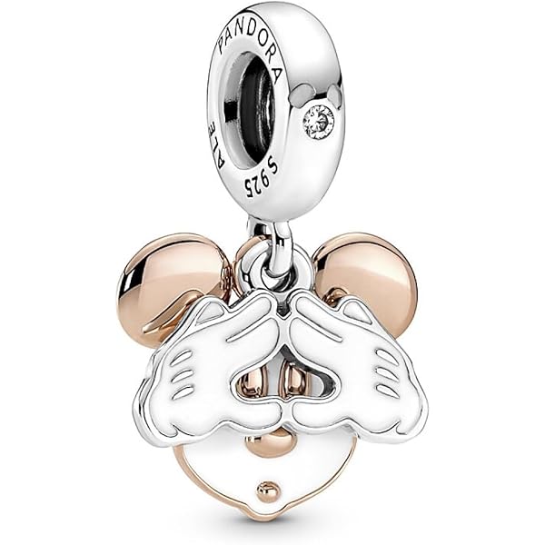 PANDORA Disney x Pixar Rémy Charm-Anhänger aus Sterling-Silber