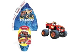 ARCOBALENO PARTY Uova di Cioccolato Blaze al Latte da 200 gr include Magnete Macchina Pasqua 2023 Walcor