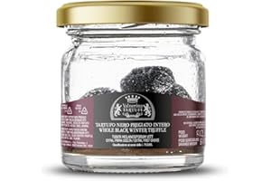 Valnerina Tartufi Tartufo Nero Pregiato Invernale Intero | Extra Prima Scelta, Naturale, Artigianale e Italiano conservato in salamoia | Vasetto 12,5 gr.