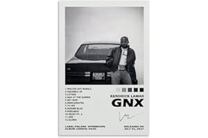 Eiebate Kendrick Poster di Lamar Gnx Album Poster per camera da letto estetica, decorazione artistica da parete per camera da letto, 30 x 45 cm