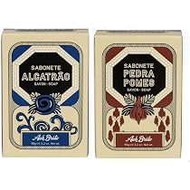 Ach Brito Lava Bimsstein Seife – 90 G, Peeling-Seife Für Hände & Körper