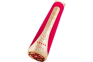 FOREO FAQ 102 Pink Ruby, Radiofrecuencia Facial Profesional, EMS, RF y 8 Luces LED- Luz Roja Terapia, Antiedad, Masajeador Facial T-Sonic, Cuidado Facial Mujer, Luz Infrarroja