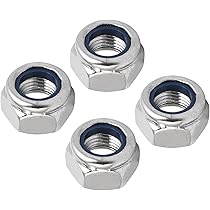 10 Dadi Autobloccanti Esagonali M12x1.5mm - Acciaio Zincato Con Inserti Nylon - Foto 5