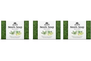 Ayumi, Neem & Tea Tree Soap, For Normal to Oily Skin, Gently Removes Impurities & Cleanses the Skin, 3 x 100g