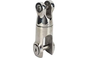 KAKAKE Conector Giratorio de Ancla de Barco, Conector de Cadena Giratoria de Ancla, Cadena a Prueba de óxido de 10-12MM con Llaves T40 Y T50 para Barco