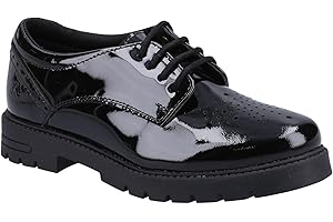 Hush Puppies Girl's Jayne Patent Senior School Uniform Shoe