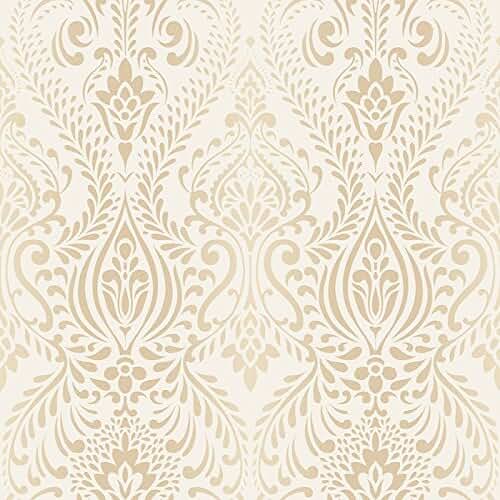 Amazon.co.uk cream gold wallpaper