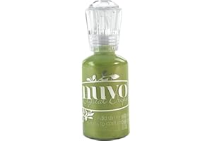 Tonic Studios Nuvo Crystal Drops 1.1 oz. Bottle Green, Acrylic, Multicoloured, 1.15 x 1.15 x 3.4 cm