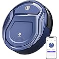 OKP Robot Aspirapolvere,Super Sottile Aspirapolvere Robot Domestiche Silenzioso Autocaricante,Aspirazione 2100Pa Controllo Wi