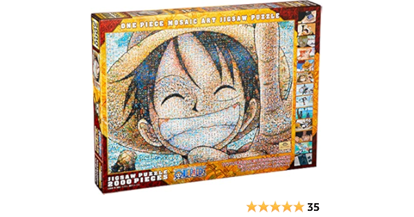 One Piece Luffy 00 Piece Jigsaw Puzzle Mosaic Art 73x102cm 00 107 By Ensky Amazon Co Uk Toys Games