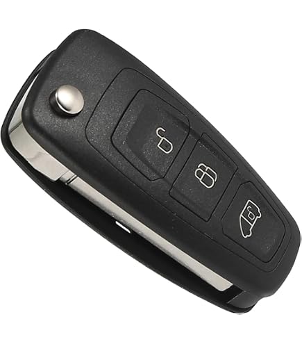 Guscio di ricambio per chiave per Ford Transit Connect Mk7 anni dal 2006 al 2014, con tre pulsanti Guscio di ricambio per chiave per Ford Transit Connect Mk7 anni dal 2006 al 2014, con tre pulsanti