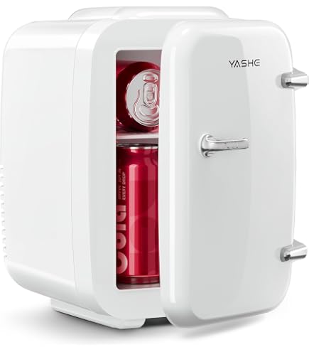 Mini Frigo 5L Chambre Voiture - USB/AC/DC - Portable Silencieux Pour Boissons Cosmétiques - Noir