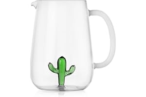 Ichendorf Milano Brocca Cactus Verde | Collezione Desert Plants | 175 cl | Vetro Borosilicato | Fatto a Mano