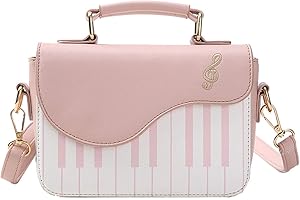 EVEOUT Borsa a tracolla Pianoforte Donna Borsa Della Spalla Borsa Di Brevetto Del Piano Alla Moda Delle Signore, Borsa Messaggero Del Crossbody Delle Donne