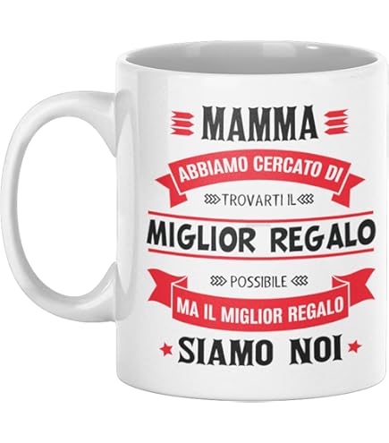 Tazza Personalizzata Con Nomi Buona Festa Della Mamma Ti Vogliamo Tanto Bene Per La Mamma - Foto 9