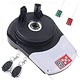 Automatic Roll Up Door Opener with 2 Remote, Auto Garage Roller Door Motor Gate Opener Roller Shutter Built-in Motor for Garage Warehouse Store Barn Farm