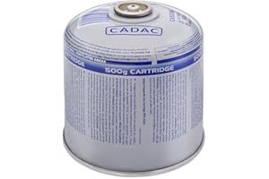 CADAC Cartouche de gaz 500g - Mélange de gaz métal-butane-propane-alimentation en gaz-accessoires de gril - Bleu - Gris - Barbecue
