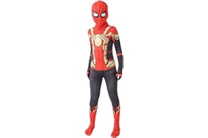 Metaparty Superhero Kostüm für Kinder, Superhero Bodysuit,Superheld 3D Anime Anzug für Junge Mädchen Cosplay Karneval Party Kostüm