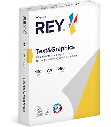 Papier Xerox ColorPrint A4 160 G/m² – Ramette 250 Feuilles – Blanc Extra-Lisse Pour Impression Couleur Premium