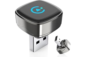 KANANAFEEL Adaptador CarPlay Inalambrico, Apto para Vehículos con Car Play con Cable, Plug-and-Play para Conexiones rápidas y estables. El Adaptador CarPlay Viene con un Conector Tipo C