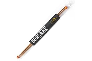 BERGERE DE FRANCE Bergère de France - Ferri da maglia in bambù, n. 6 mm, punte fantasia - Arancione