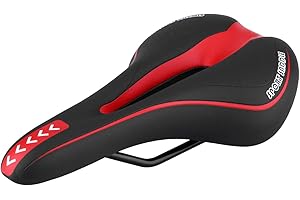 IPENNY Professional Bike Seat Saddle Extra Comfort Bicycle Seat Cover Waterproof No-slip Mountain Bike Seat Padded with Memory Foam Cycling Seat Cushion for Women Men MTB Mountain Bike;Exercise Bike;Road Bike Seats
