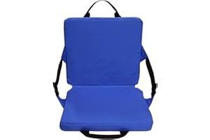 TREETDOBV Sedili da Stadio Portatili, Sedia con Cuscino per Sedile da Stadio con Supporto per la Schiena, Sedia da Stadio Pieghevole, Sedile da Stadio Riscaldato, Sedia da Campeggio Pieghevole per(blu)