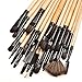 Yaha Professional 32pcs Makeup Brush Set tools Make-up Toiletry Kit Wool Brand Make Up Brush Set Case Cosmetic brush (32pcs Wood)