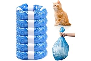 FOUVIN 10 Stück Nachfüllpackung Nachfüllfolienringe Nachfüllbeutel kompatibel Nachfüllkasse für Litter Genie XL & Litter Locker & LitterLocker II Windeleimer und für Littycat Nachfüllkassette (10)