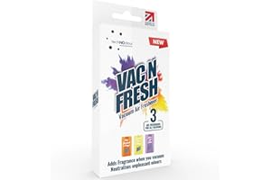 Vac N Fresh Hoover Bag Fresheners, 3 Pack - Scented Vacuum Cleaner Smellies- For Bagless as well as Regular Vacuum Cleaners - Card Shaped Vac Deodoriser Discs for Pet Lovers