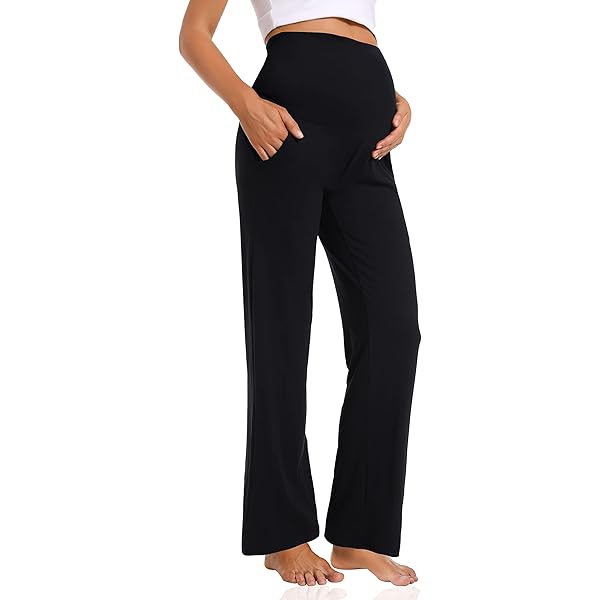Pantalon De Jogging Grossesse Foucome - Extensible, Poches Et Confort Max | Pour Femmes Enceintes