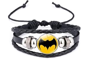 DGP Braccialetto Logo Distintivo Supereroi Unisex (Batman)