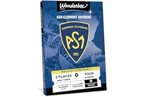 Tick&Box Asm Clermont Auvergne - Match Et Tour pour 2 - Coffret Cadeau - Ticketbox - Idée Cadeau Divertissement