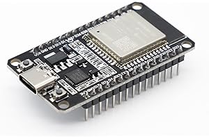 ESP-WROOM-32 ESP-32S NodeMCU Development Board, APKLVSR ESP32 USB C CP2102 2.4 GHz WLAN WiFi Bluetooth Internet Development Board