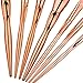 Tonsee® 7pcs/set Makeup Cosmetic Brushes Set Powder Foundation Eyeshadow Lip Brush Tool (Gold1)