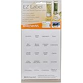 KitchenArt EZ baharat etiket seti, 100 par&ccedil;a