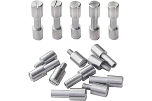 通用 Acier inoxydable Corby Boulons Rivets EDC Couteaux Maker Pivot Pin Attaches DIY Couteau Poignée Goujons Vis Paquet de 10 pièces 6mm