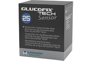 A. MENARINI DIAGNOSTICS GLUCOFIX TECH SENSOR 25PZ Bianco